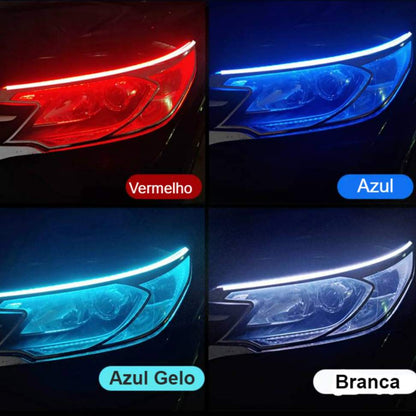 Fita Star LED DRL Para Farol e Seta- 2Pçs