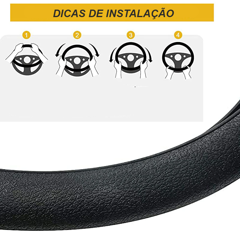 Capa de Silicone para Volante Automotivo TotalProtect