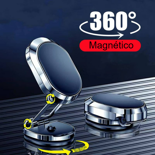 Suporte Magnético Para Celular 360º- Com Base Para Carro