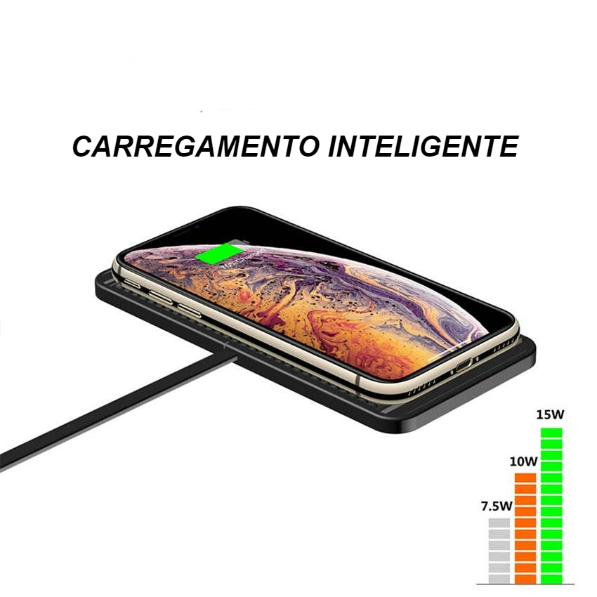 Almofada para Carregamento por Indução Car Wireless