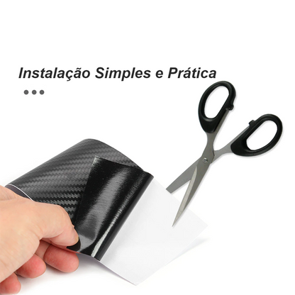 Adesivo Nano fibra de carbono Para Envelopamento Veicular