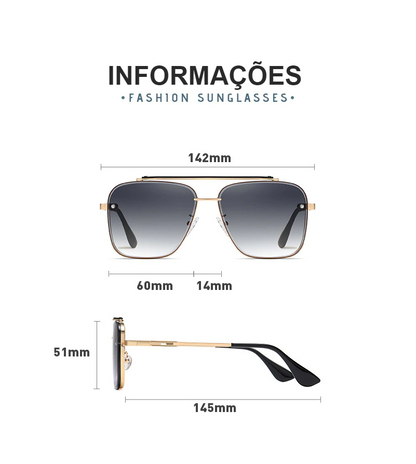 Óculos de Sol Unisex Lentes Polarizadas com Proteção UV400