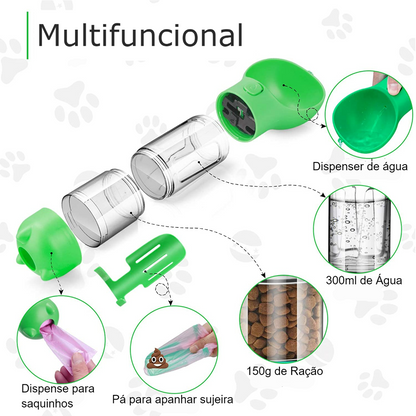 Garrafa de Água Portátil Para Cães Love Pet