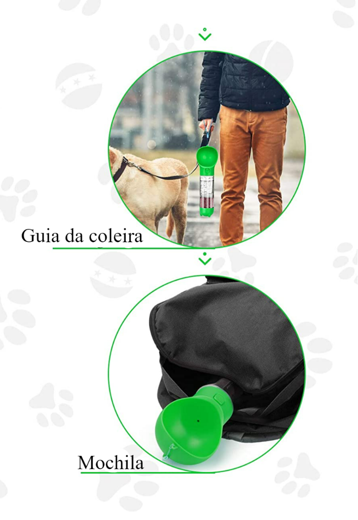 Garrafa de Água Portátil Para Cães Love Pet