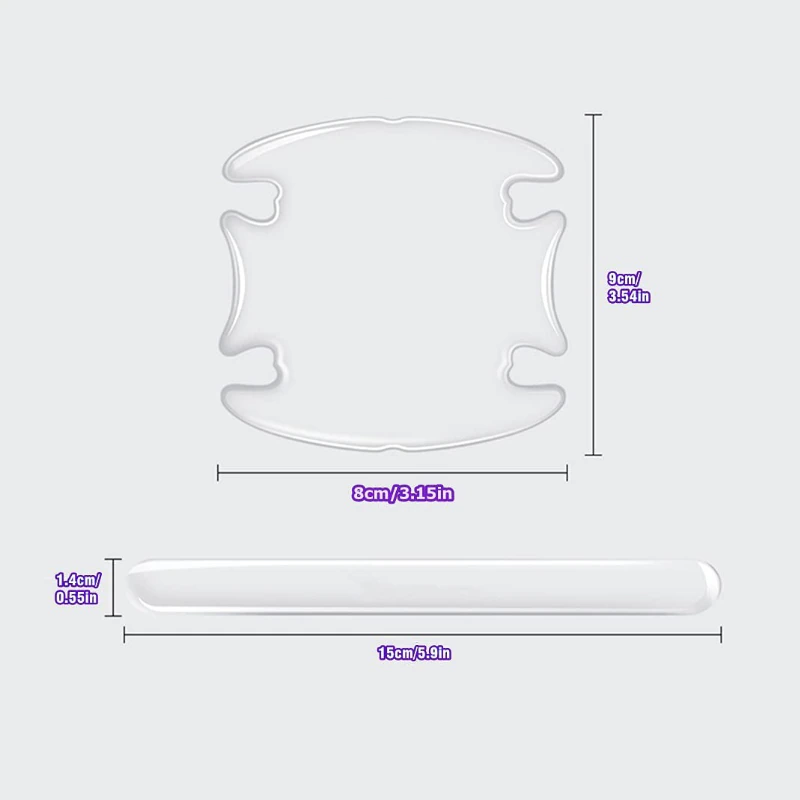 Adesivo Protetor de Maçaneta 3D- 4 Pçs