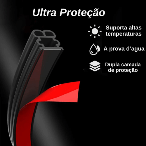 Borracha Automotiva de Vedação Antirruído Universal IC-MAX 5 metros